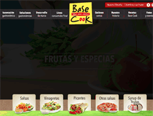 Tablet Screenshot of basecook.com